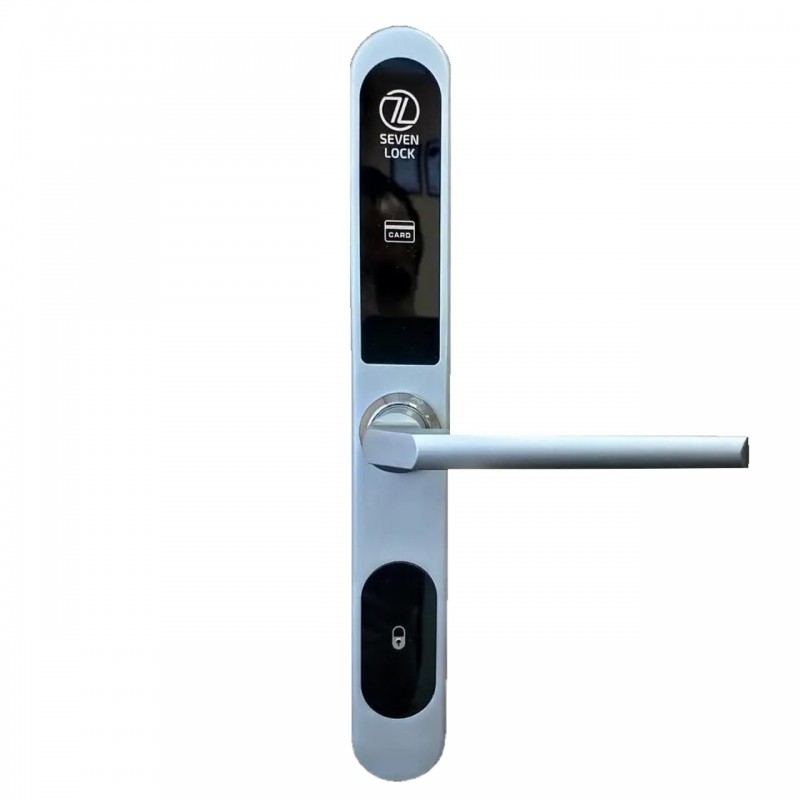 Електронний RFID замок для офісів SEVEN LOCK SL-7737S silver ID EM