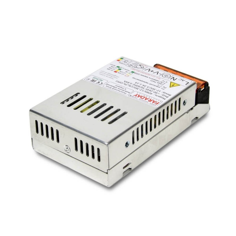 Блок живлення Faraday Electronics 40Wt/12-36V/ALU