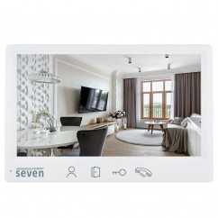 Відеодомофон 7 дюймів SEVEN DP–7571 FHD white