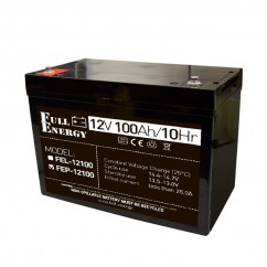 Акумулятор 12В 100А·год для ДБЖ Full Energy FEP-12100