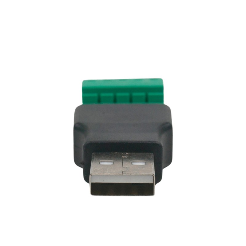 Роз'єм USB під затискач (male)