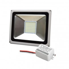 Комплект LED-прожектор Lightwell LW-50W-220 + Датчик движения с сенсором освещенности AMRS