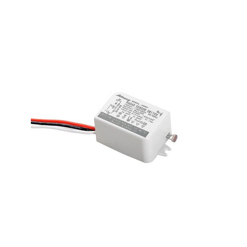 Комплект LED-прожектор Lightwell LW-50W-220 + Датчик руху з сенсором освітленості AMRS