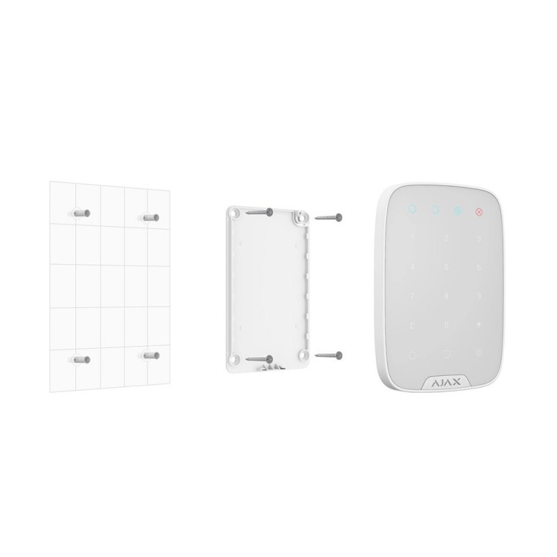 Кріпильна панель Ajax SmartBracket для Ajax Keypad White