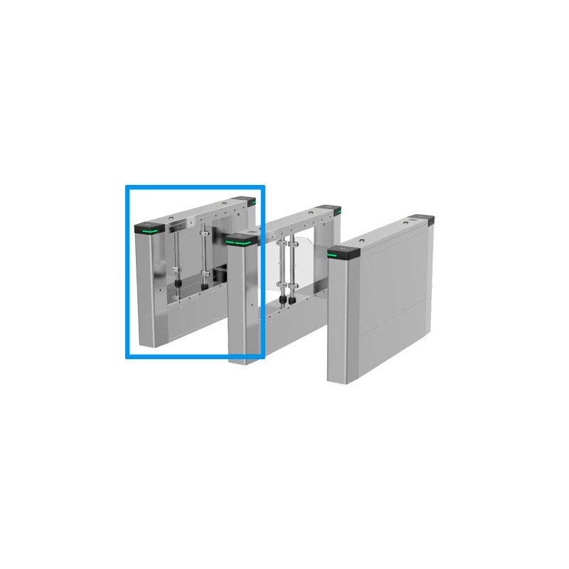 Ліва стійка турнікету Speed Gate Uniview OFG8501-L-YP105-A (1050 мм) Gray