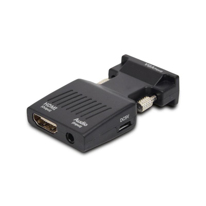 Конвертер видеосигнала ATIS VGA-HDMI-C с кабелями