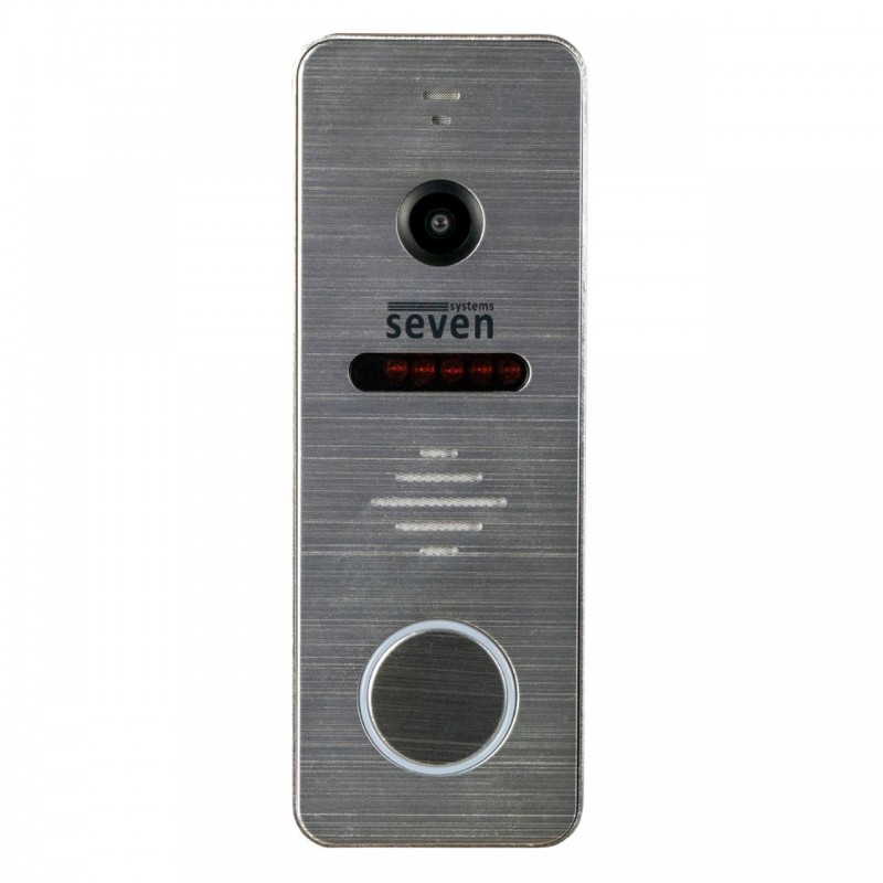 Вызывная панель домофона SEVEN CP-7504 FHD silver