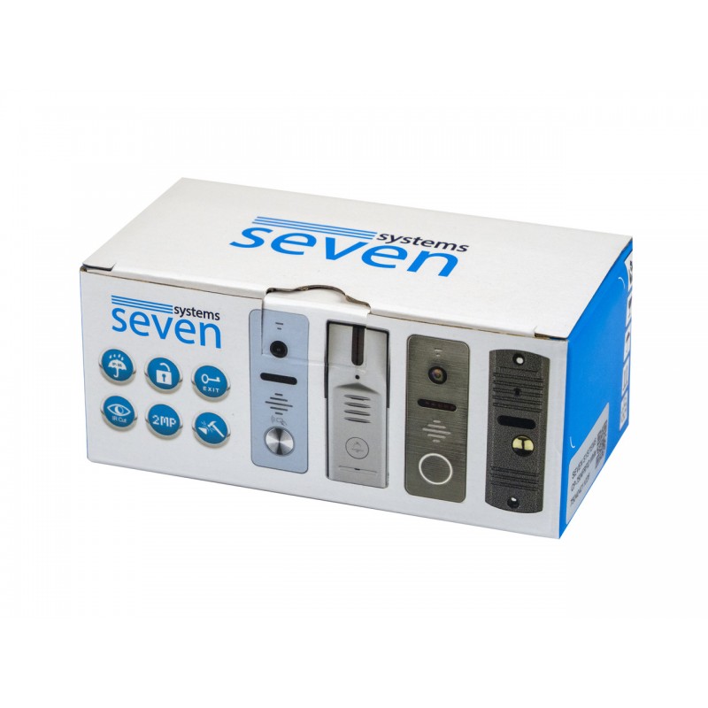 Вызывная панель домофона SEVEN CP-7504 FHD silver