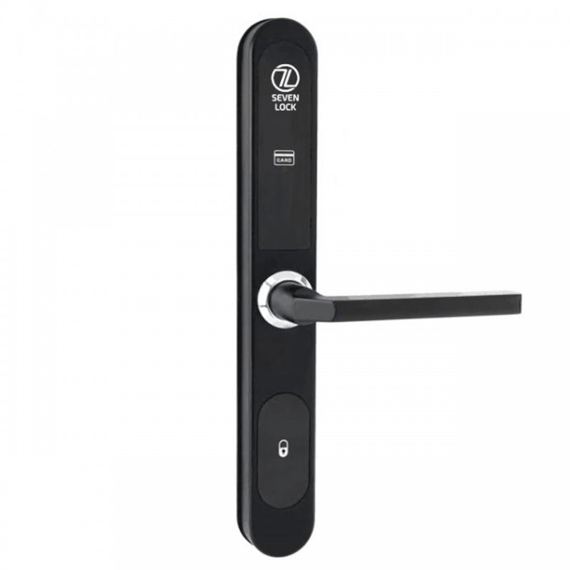 Електронний RFID замок для офісів SEVEN LOCK SL-7737S black ID EM