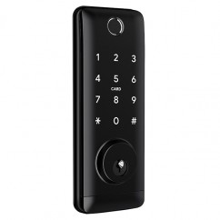 Розумний дверний біометричний замок SEVEN LOCK SL-7764BF black