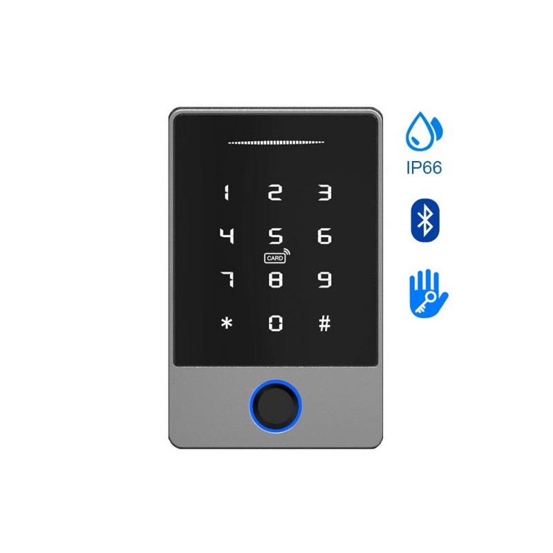 Биометрический контроллер доступа Bluetooth с клавиатурой TTLOCK K-2 FP