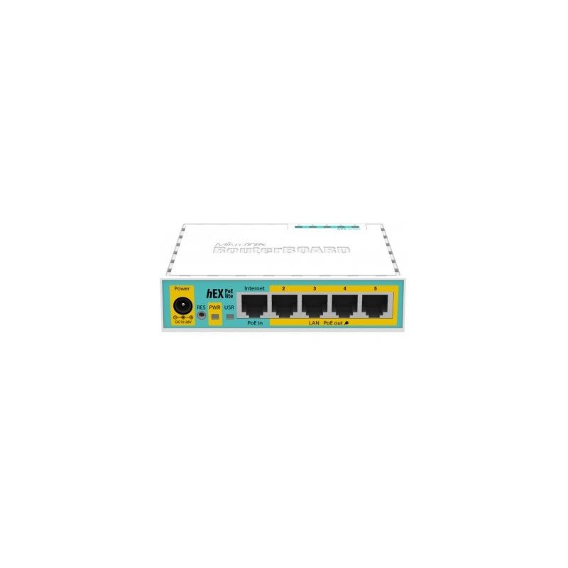 5-портовый маршрутизатор MikroTik hEX PoE lite (RB750UPr2)