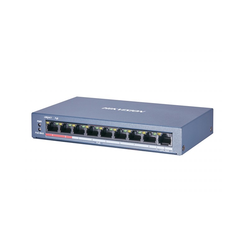 8 портовий poe DS-3E0109P-E/M(B)