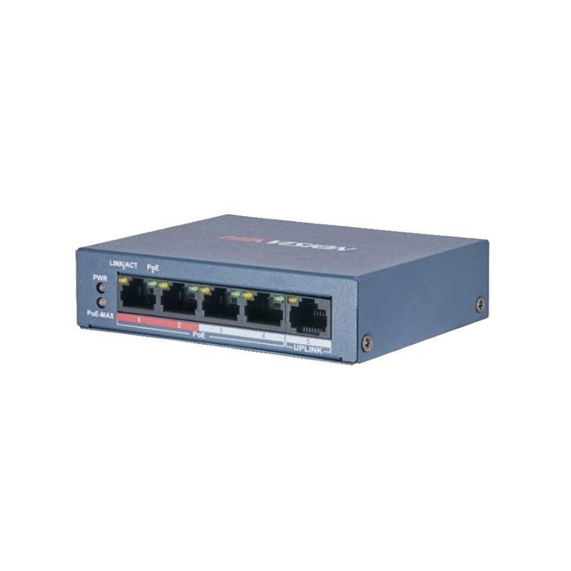 4-портовий poe DS-3E0105P-E/M(B)