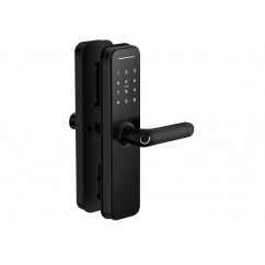 Розумний дверний біометричний замок SEVEN LOCK SL-7766BF black (без врізної частини)