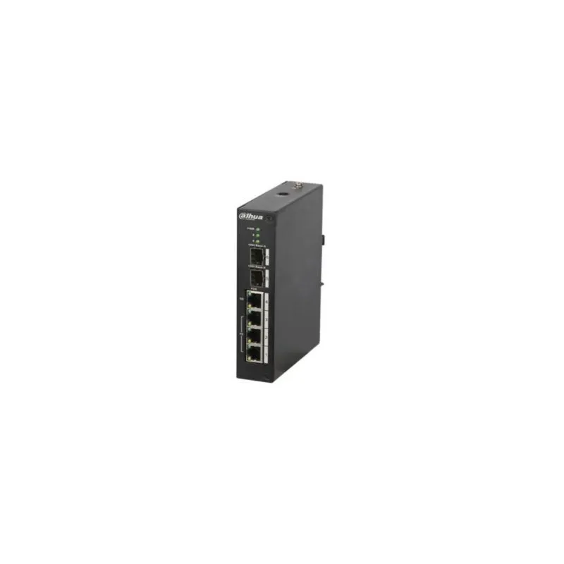 Комутатор 4 порти керований Dahua DH-PFS4206-4P-120 POE