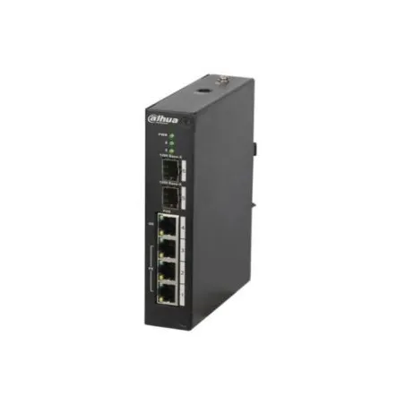 Комутатор 4 порти керований Dahua DH-PFS4206-4P-120 POE