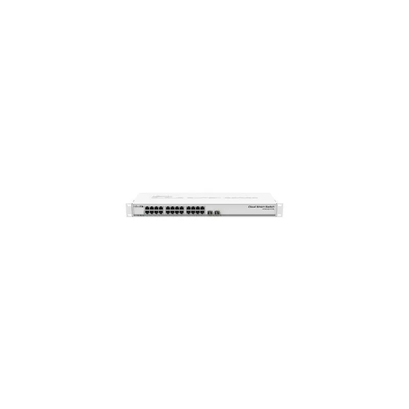 Комутатор 24 порти керований MikroTik CSS326-24G-2S+RM