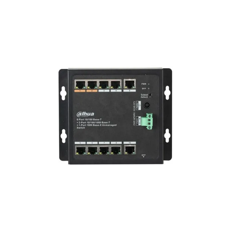 Комутатор 8 портів некерований Dahua DH-PFS3111-8ET-96-F PoE