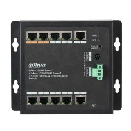 Комутатор 8 портів некерований Dahua DH-PFS3111-8ET-96-F PoE