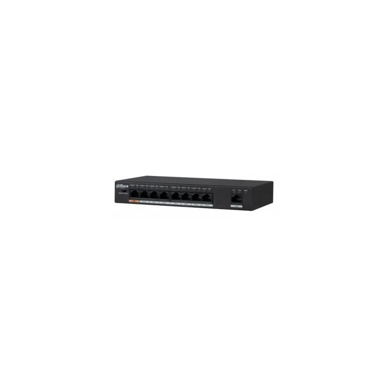 Комутатор 8 портів некерований Dahua DH-PFS3009-8ET1GT-96 POE