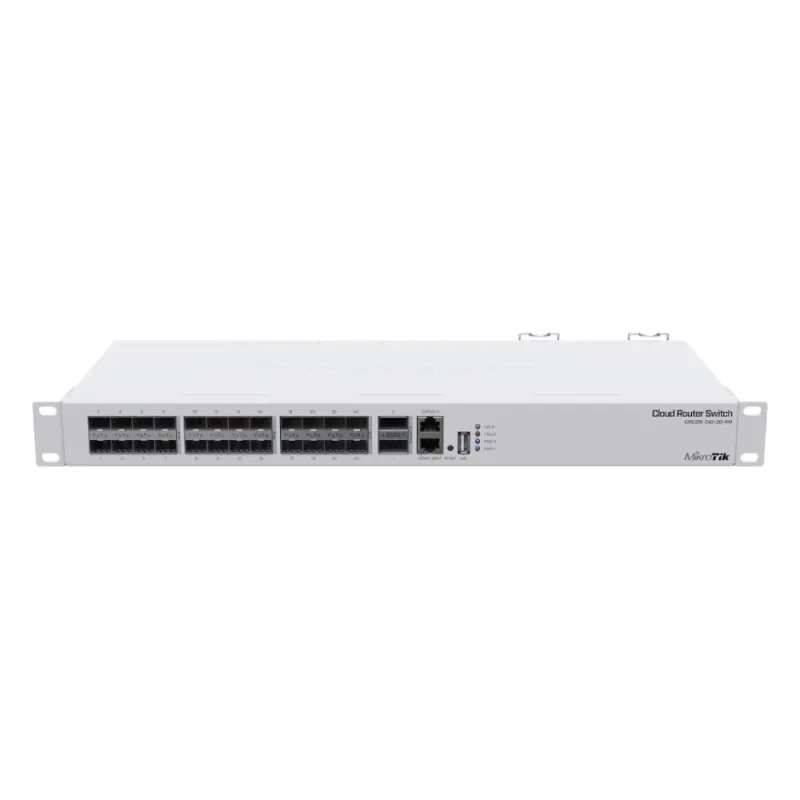 Комутатор 24 порти керований MikroTik CRS326-24S+2Q+RM