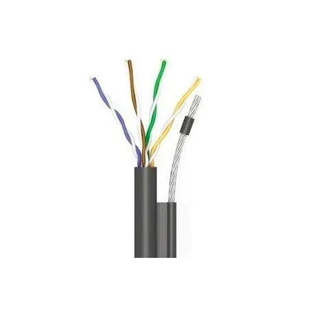 OK-Net 4*2*0,51 КППт-ВП (100) трос 7*0,5мм cat 5e, бухта 305 м в інтернет-магазині Olden electronics