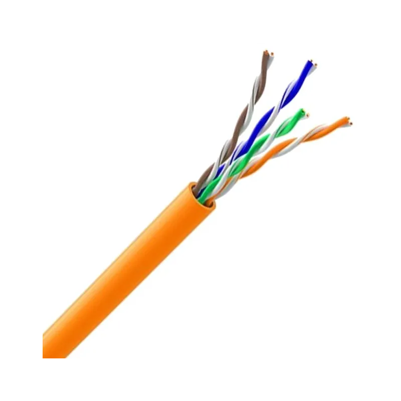 Кабель вита пара ЗЗКМ (UTP мідь безгалогенний LSZH) Cat. 5e U/UTP LSZH 4х2х24 AWG (7091010) бухта 305м