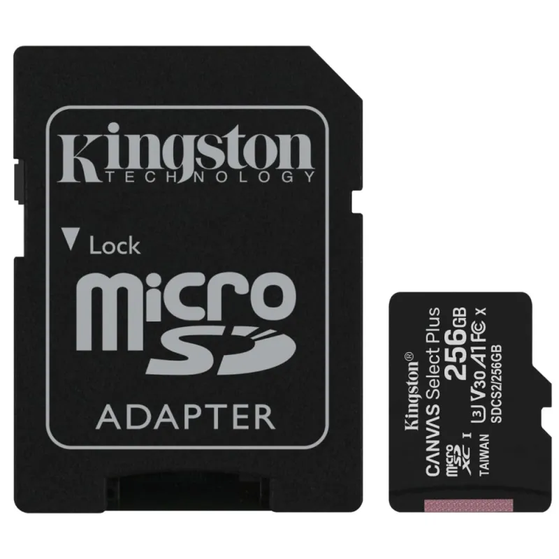 Карта пам’яті microSDXC Kingston 256Гб