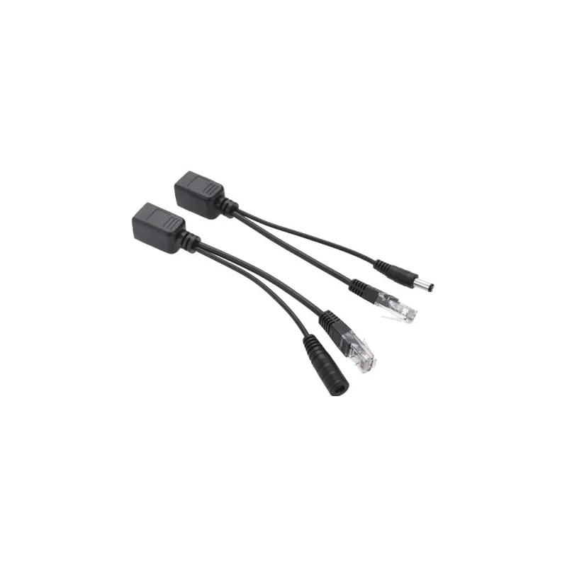 POE інжектор 802.3at (30Вт), Black, OEM Q50 пассивный (пара)
