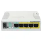 Комутатор 5 портів керований MikroTik RB260GSP (CSS106-1G-4P-1S) PoE