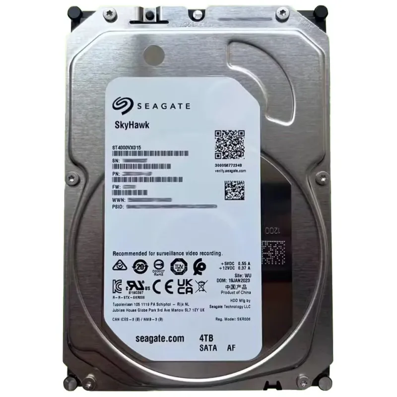 Жорсткий диск внутрішній SEAGATE SkyHawk ST4000VX015 4Тб