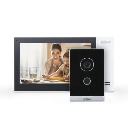 Dahua Standart DHI-VTO2211G-WP-S2 + DHI-VTH2421FW-P (белый домофон) в інтернет-магазині Olden electronics