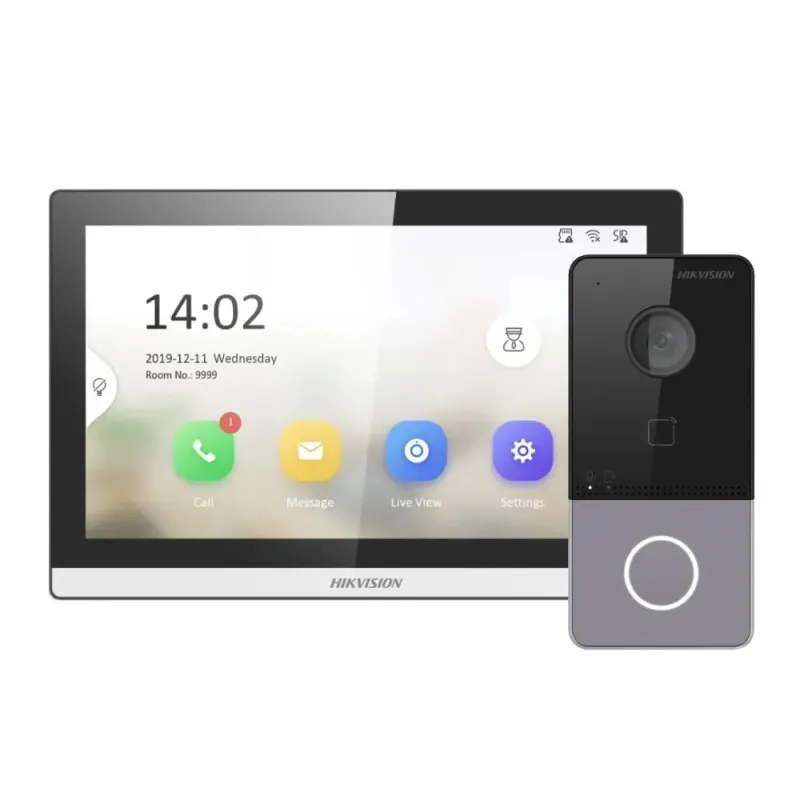Комплект відеодомофона Hikvision WI-FI DS-KV6113-WPE1(C)+ DS-KH6350-WТE1 "Стандарт"