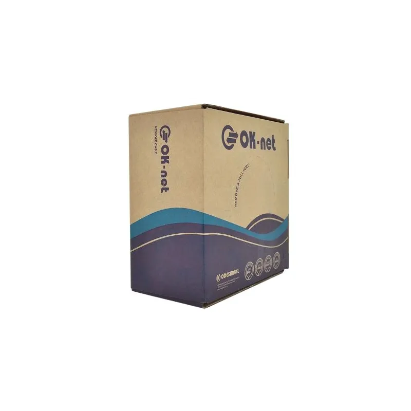 Кабель для зовн. робіт, з жилами живлення, 305 м OK-Net КПП-ВП (100) 4*2*0,51+2*0,75 мм2 (U/UTP-cat.5Е)