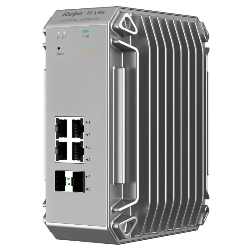 Комутатор 4 порти керований Ruijie RG-NIS3100-4GT2SFP-HP IP40