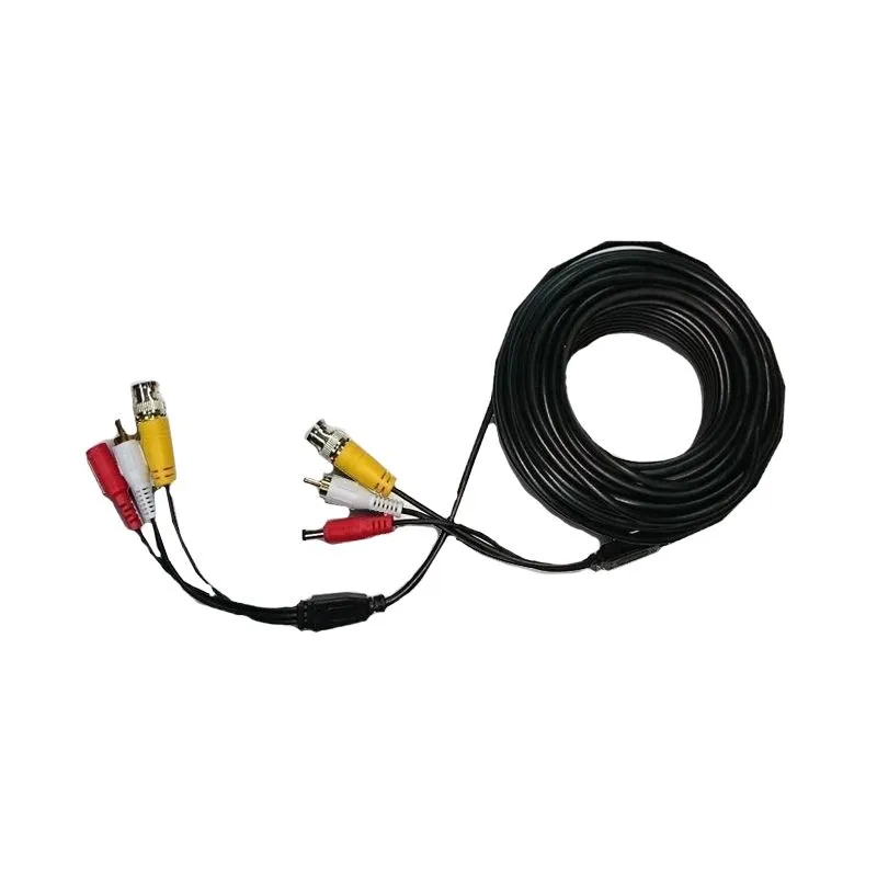 Патчкорд комбінований коаксіальний + живлення + звук 20м BNC + DC + AV