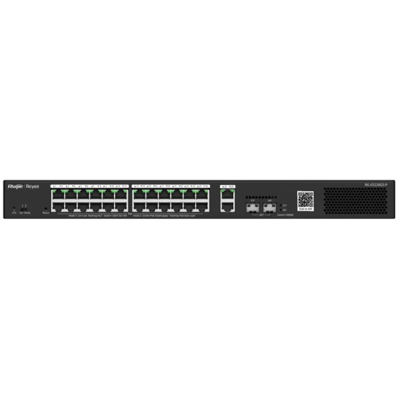 Комутатор 28 портів керований Ruijie Reyee RG-ES228GS-P POE