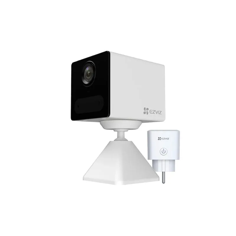 Комплект камера та розетка Ezviz CS-CB2 (1080P,WH)+CS-T30-10B-EU