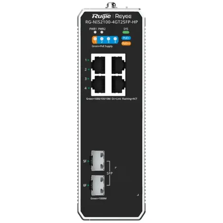 Ruijie Reyee RG-NIS2100-4GT2SFP-HP PoE++ в інтернет-магазині Olden electronics