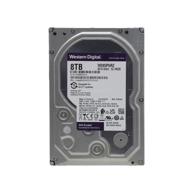 Жорсткий диск внутрішній Western Digital Purple WD85PURZ 8Тб
