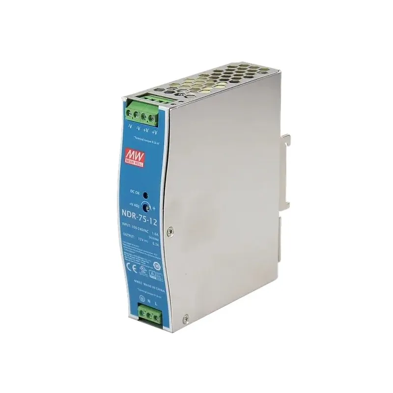 Блок живлення Mean Well NDR-75-12 12В 6.3А