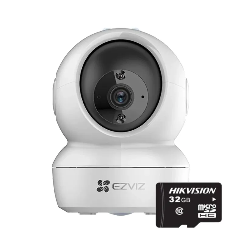 Комплект камера + карта пам'яті Ezviz H6c + Hikvision HS-TF-L2/32G