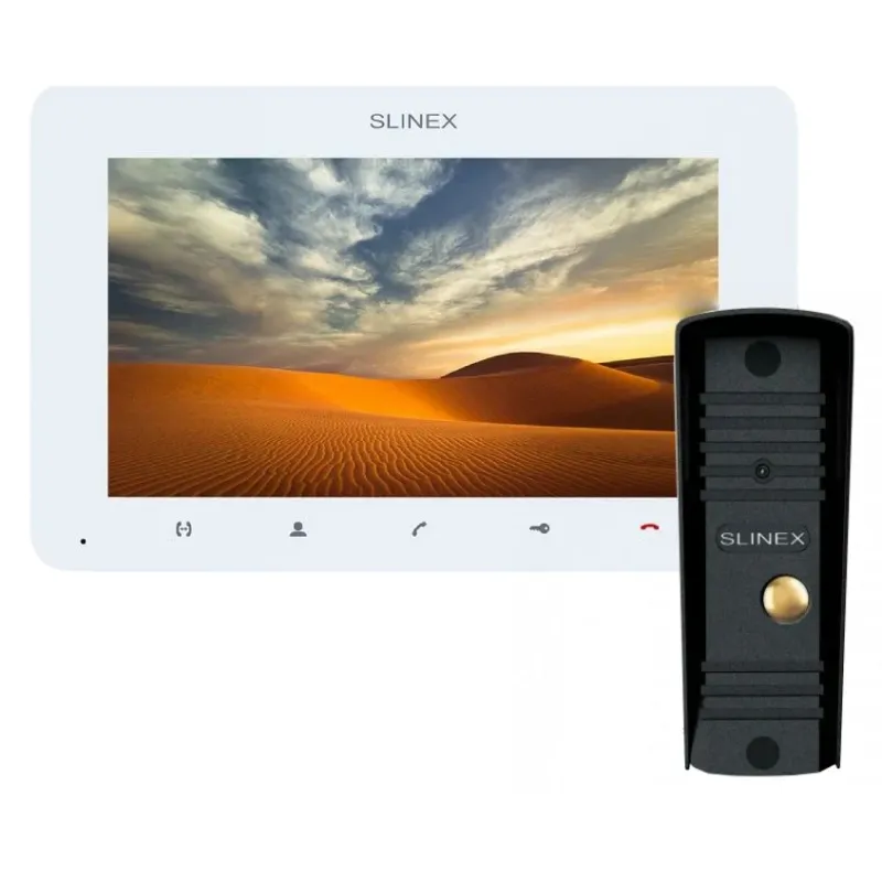 Комплект Slinex SM-07MHD белый + ML-16HD черный