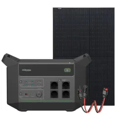 HYXiPower HYX-EA2000 + Risen Solar RSM40-8-400MB Full Black в інтернет-магазині Olden electronics