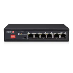 Некерований PoE-комутатор Provision-ISR PoES-0472GC+2G гігабітний з 4 портами PoE