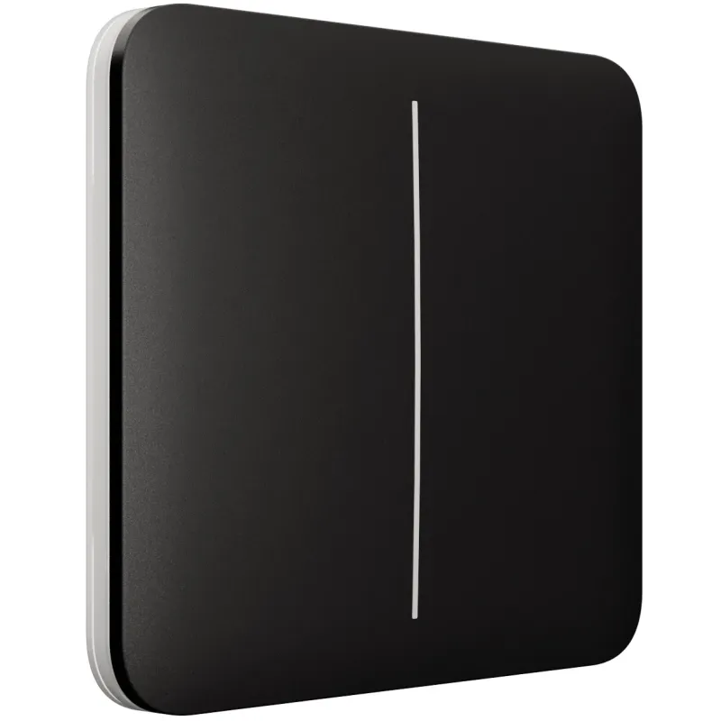 Вимикач Ajax LightSwitch 2-клавішний Black Вимикач Ajax LightSwitch 2-клавішний Black