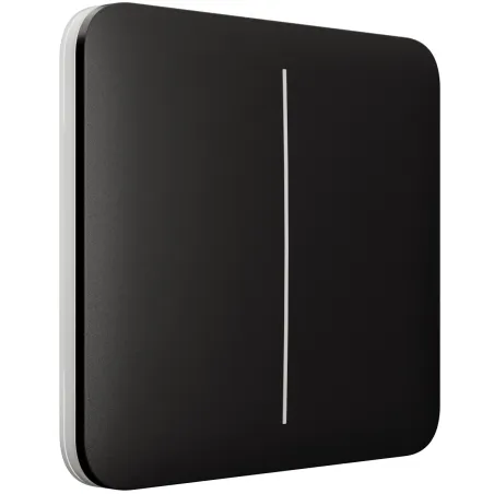 Вимикач Ajax LightSwitch 2-клавішний Black