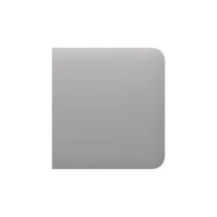 Бічна кнопка для одноклавішного чи прохідного вимикача Ajax Ajax SideButton (1-gang / 2-way) Fog