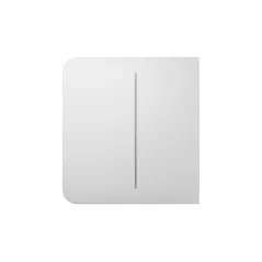 Бічна кнопка для двоклавішного вимикача Ajax SideButton (2-gang) White